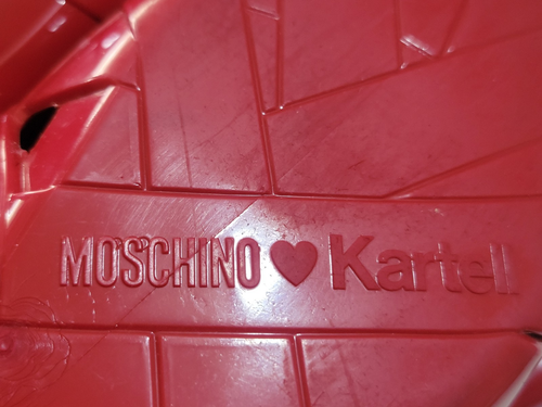 Moschino Kartell Red Ballerina Synthetic Flats Women Shoes Size 40 /9.5 - Picture 5 of 5