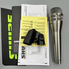 Silver KSM8 Professional Mic Cardioid Vocal Dynamic Microphone Handheld Wired