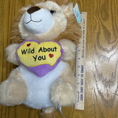 Peluche Hug Me Lion Heart Wild About You Walgreen 11 pulgadas animal nuevo - Imagen 8 de 8