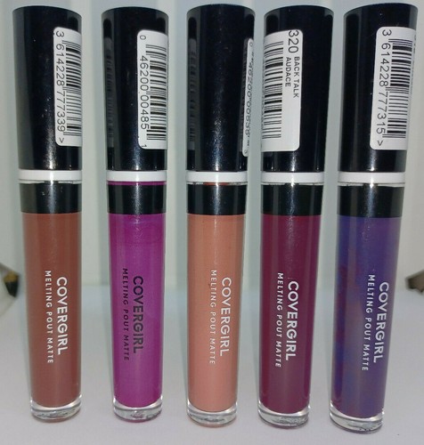 Lote de 5 Lápiz Labial Mate Covergirl Melting Pout Tamaño Completo ~L4 - Imagen 1 de 2