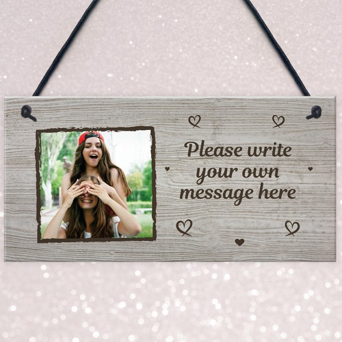 Best Friend Gift Personalised Photo Plaque Custom Gift Friendship Sign Birthday - Picture 3 of 9