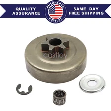 Clutch Drum Sprocket 3/8" 6T Washer E-Clip for STIHL MS171 181 Chainsaw Parts