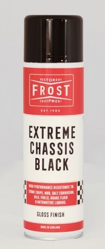 Frost Extreme Gloss Black Chassis Paint High Performance Aerosol 500ml - Picture 1 of 1