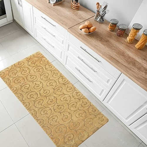 Maschinenwaschbar Bad/Küchenmatte Scroll Design - Bild 42 von 66