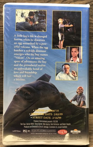 VULCAN (VHS, 1997) Tom Taus, Vernon Wells, Robert Vaughn - Dinosaur Adventure - Imagen 3 de 4