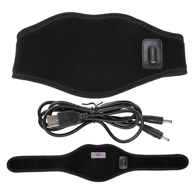 USB Electric Heated Neck Belt Brace Warm Therapy Pain Relief Therapy