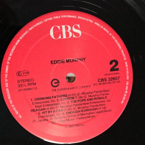 Eddie Murphy Vinyl LP Comedy Live Stand Up - Picture 6 of 6