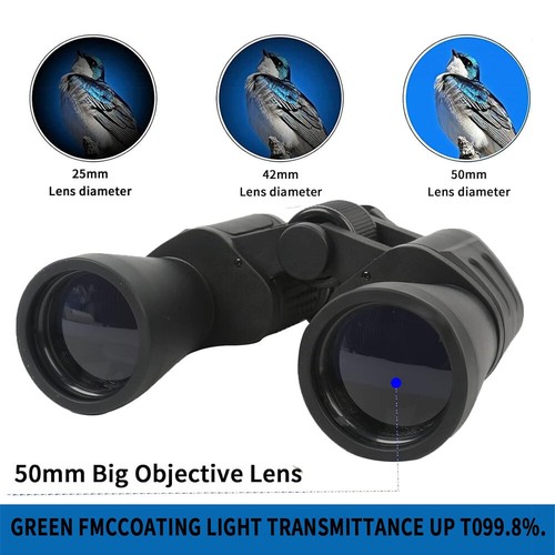 Hunting 20X 50 Zoom Binocular HD Day/Night Vision CAM Outdoor Portable Telescope - Picture 12 of 15