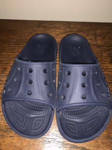 men's baya slide crocs