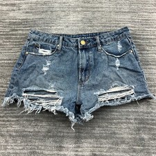 Articles of Society Shorts Size 26 Womens Cut Off Medium Wash Blue Denim