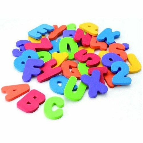 36x Schaumstoff Bade Alphabete Buchstaben Zahlen Kind 123 ABC Kinder Spielzeug Kleinkind Wasserspaß - Bild 21 von 21