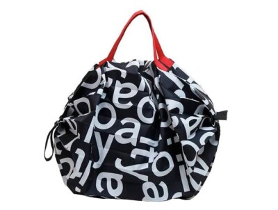 MARNA Shupatto Compact Bag Eco Bag faltbar Größe S Itoya Studio schwarz Japan