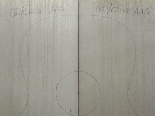 SALVAGED OLD GROWTH SITKA SPRUCE GUITAR TOP CLASS/000 AAA ECO-FRIENDLY TONEWOOD - Picture 2 of 4