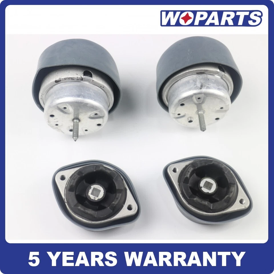 Conjunto de montagem 4 peças motor e trans compatível com 1998-2005 Audi A4/Volkswagen Passat 1.8L - Imagem 2 de 4