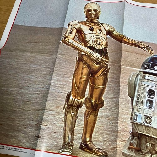 Vintage Japanese Star Wars A New Hope Double Side Poster 1978 Japan F/S - Picture 3 of 10