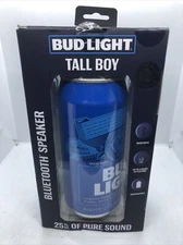 New Bud Light Tall Boy Bluetooth Speaker Tailgates Parties Pool Party Beach
