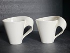 Set of 2 Villeroy & Boch Newwave Twisted Handle Coffee Mugs Germany — photo 4