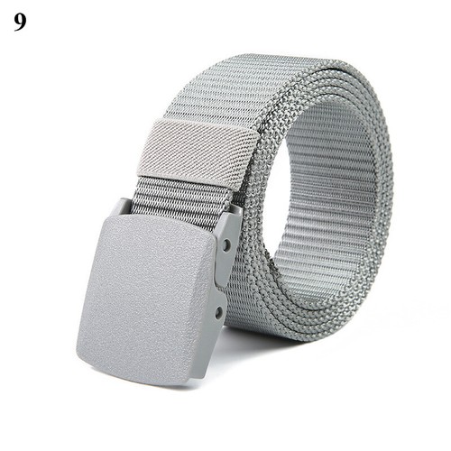 Men's Plastic Cam Buckle Nylon Canvas Tactical Waistband Webbing Military Belt ♢ - Picture 49 of 70