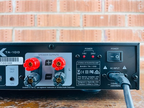 Emotiva BasX TA-100 Stereo Pre Amplifier DAC Digital Tuner Integrated Amp Preamp - Picture 10 of 16