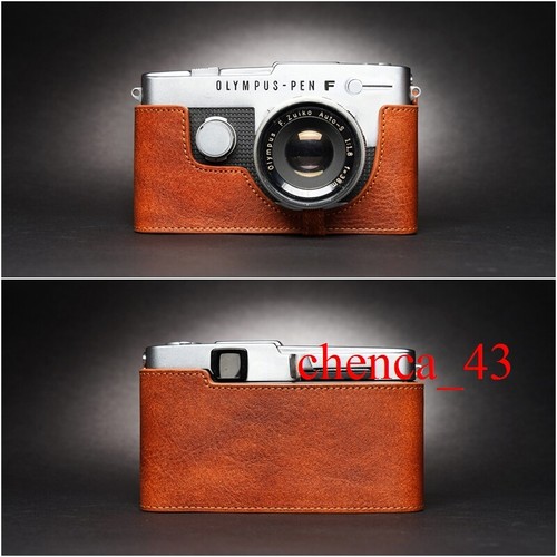 New Handmade Olympus PEN FT FV Leather Half Case Camera Retro Cover Insert Gift - Picture 16 of 20