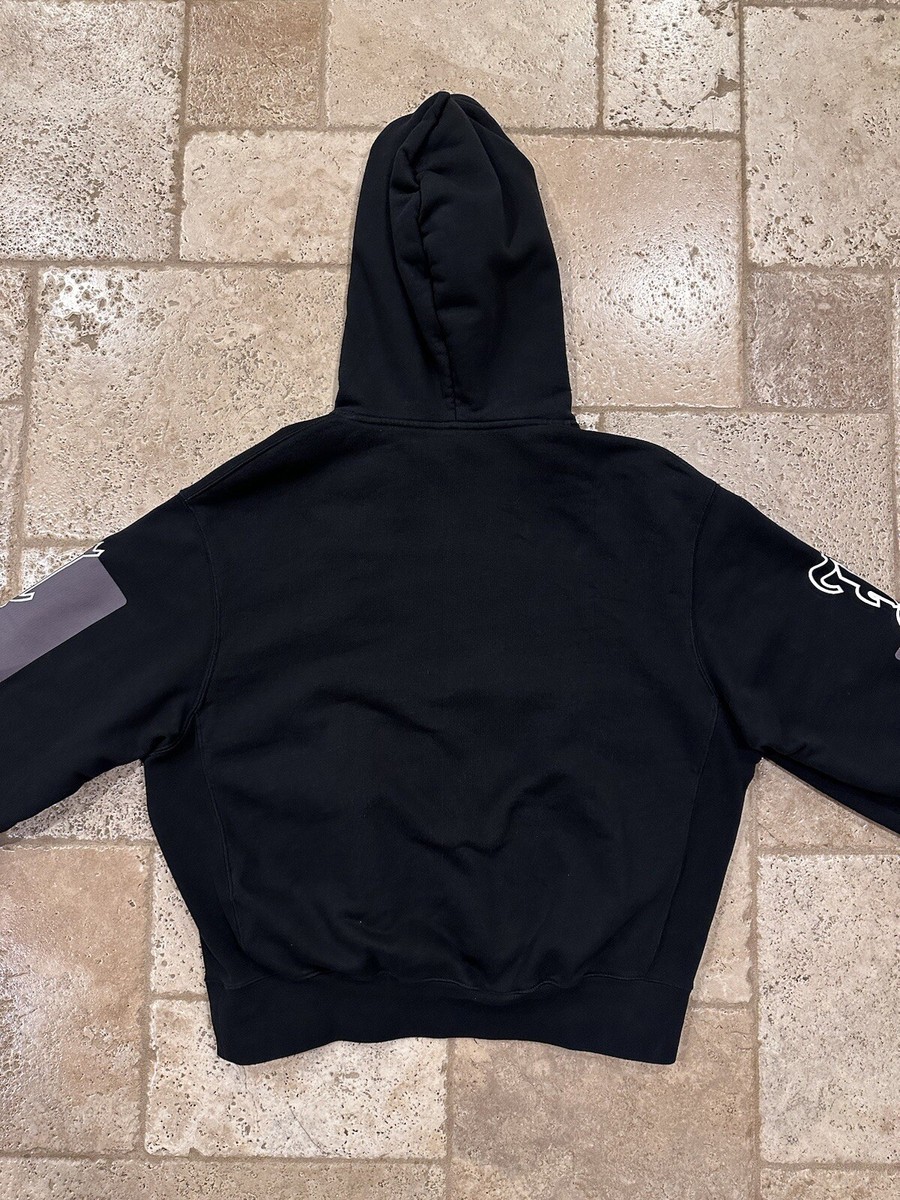 HERON PRESTON Gothicパーカー Heron Preston Logo Color Block Gothic Print Black Hoodie | eBay