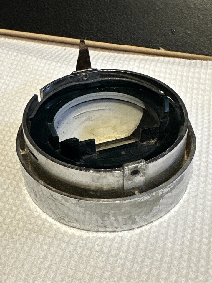  1964 1965 1966 FORD THUNDERBIRD ÓLEO ALT TEMP MEDIDOR DE COMBUSTÍVEL ACABAMENTO MOLDURA E LENTE - Imagem 3 de 4