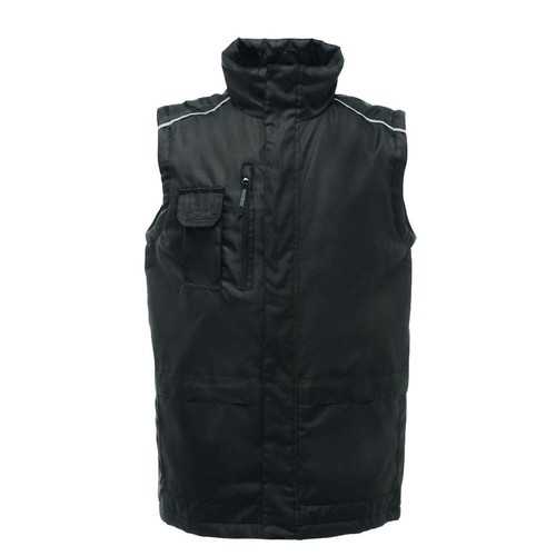 Chaleco acolchado Regatta para hombre Bolton cálido calentador corporal chaleco de trabajo negro - Imagen 3 de 4