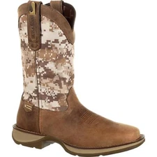 Durango Men's Rebel Desert Camo Dusty Brown Square Toe Boots DDB0166