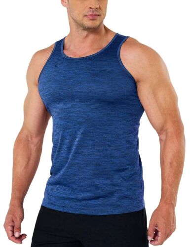 Herren Tank Tops ärmellos Muskeln Sport Sport Fitnessstudio Training schnell trocknen A-Shirt - Bild 12 von 97