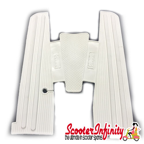 Tappetino Protezione Pavimento Emblema Vespa Bianco Lato Vespa PX, T5 Classic - Foto 1 di 1