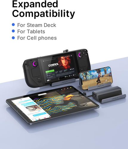 Docking Station for Steam Deck/Rog Ally/Legion Go/Msi Claw, 5-In-1 Steam Deck Do - Picture 6 of 12