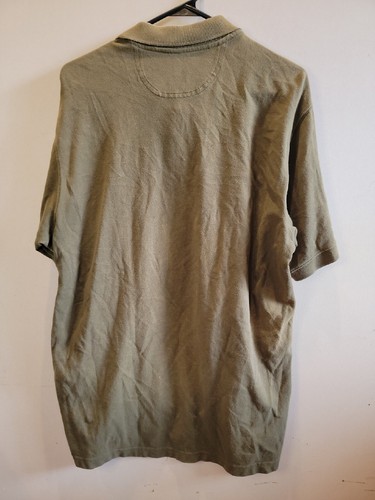 CABELA'S ZONZ Mens Short Sleeve Camo Polo Shirt Size L Reg Cotton Hunting - Picture 4 of 4