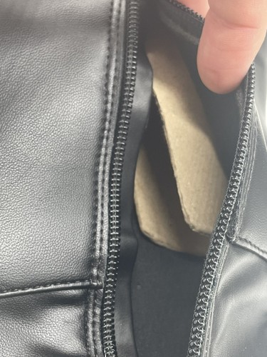 SO Womens Tall BLACK Knee High Boots Sz 8.5 Pancakes 3" Heel 17" Shaft MSRP $70 - Picture 14 of 17