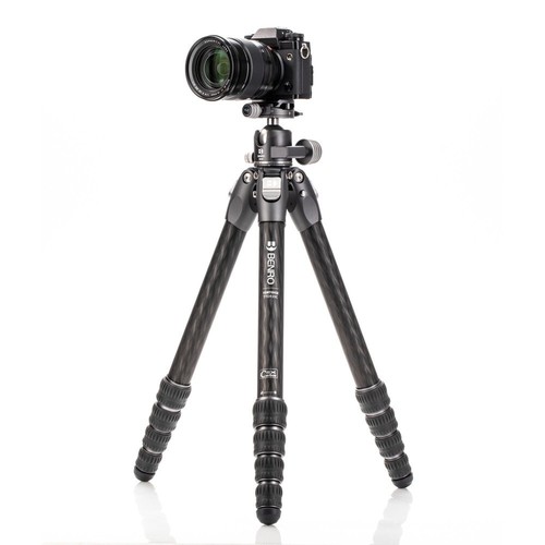 Benro Tortoise Columnless Three Series 5-Section CF Tripod with GX35 Ball Head - Picture 5 of 10