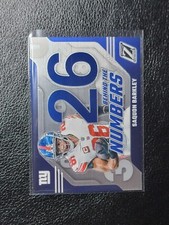 2023 Saquon Barkley Panini Zenith Behind the Numbers