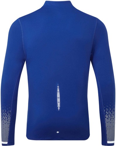 Ronhill Tech Reflect Herren Lauftop Blau Langarm Half Zip Thermo Run - Bild 7 von 7