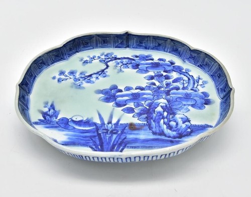 Antique Imari plate bird-and-flower design - Picture 2 of 10