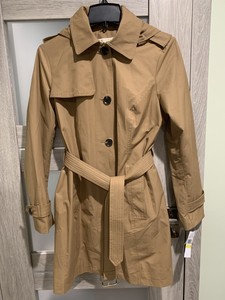 michael michael kors missy belted trench coat