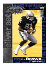 1995 COLLECTOR'S CHOICE SILVER SET #C23 TIM BROWN YOU CRASH THE GAME,RAIDERS