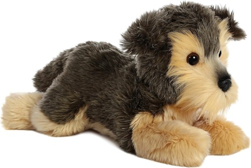 Collectible 12-Inch Flopsie Yorky Stuffed Dog - A Must-Have for Dog Lovers - Picture 3 of 6