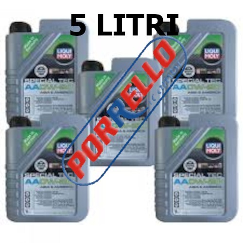 OLIO MOTORE 0W20 LIQUI MOLY SPECIAL TEC AA PER KIA HYUNDAI NISSAN FORD 5 LT - Foto 1 di 5