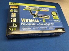 Linksys Wireless G PCI Adapter with SpeedBooster WMP54GS