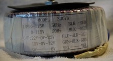 300W  300VA  Toroidal Transformer For Audio Amplifier PSU