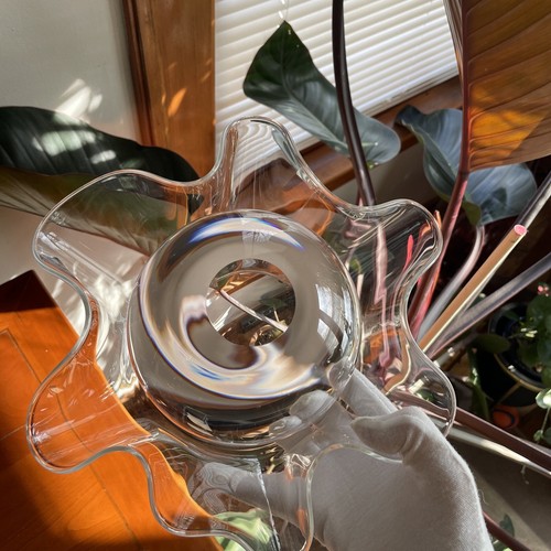 Steuben Drape Bowl Designed by Paul Haigh Signed Steuben - Picture 6 of 10