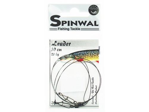 Spinwal Pike Leaders 20-50cm 2-20kg 2pièces Bas de ligne tungstène Brochet - Photo 8/13