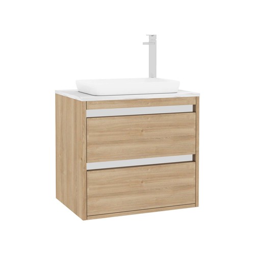 Royal Bathroom Vanity Cabinet Storage Unit Oak 600/800mm Countertop Basin Sink - Picture 33 of 115