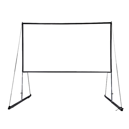 150" Stand Projector Projection Screen Home Indoor Outdoor 16:9 Theater NEW - Zdjęcie 2 z 12