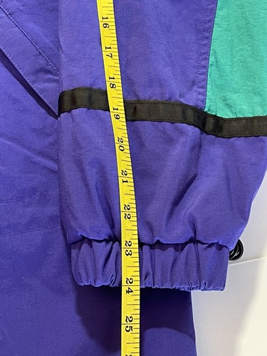 Vintage Tyrolia by Head Mens 90s Pullover Ski Jacket Windbreaker Color Block L - Picture 9 of 11