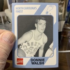 1989 Collegiate Collection North Carolina's Finest #154 DONNIE WALSH