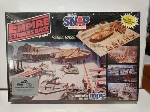 Base Rebel Star wars maquette AMT MPC vintage Hoth x-wing faucon millenium 1992 - Photo 1/3